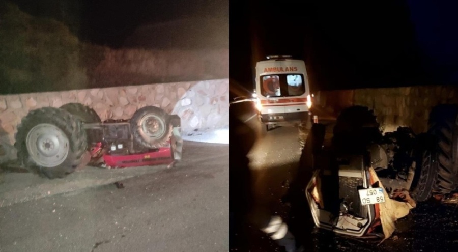 Sivas'ta ticari taksi traktöre çarptı: Ölü ve yaralı var!