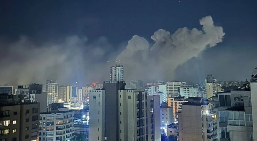 İsrail Beyrut'u bir kez daha bombaladı!