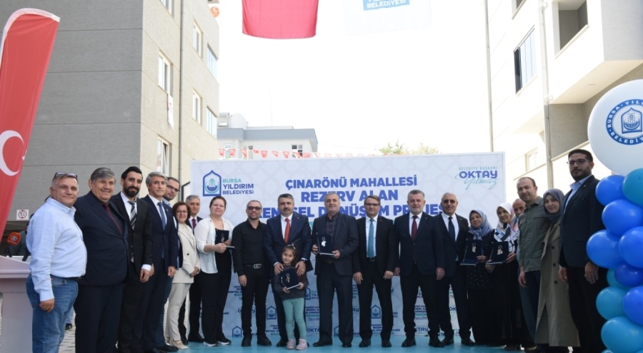 Yıldırım'da anahtarlar teslim ediliyor