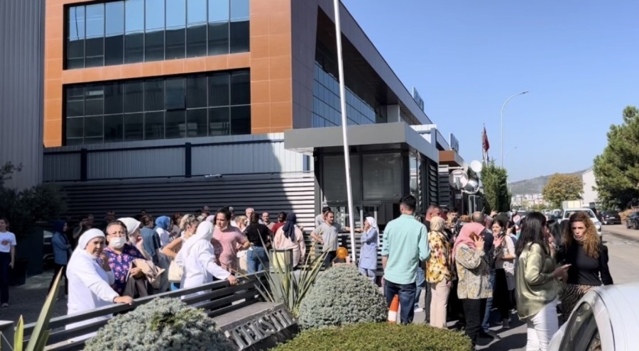 Bursa'da fabrika yangını!