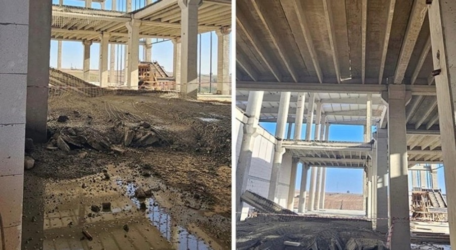 İnşatta beton dökümü sırasında çökme! Ölü ve yaralılar var