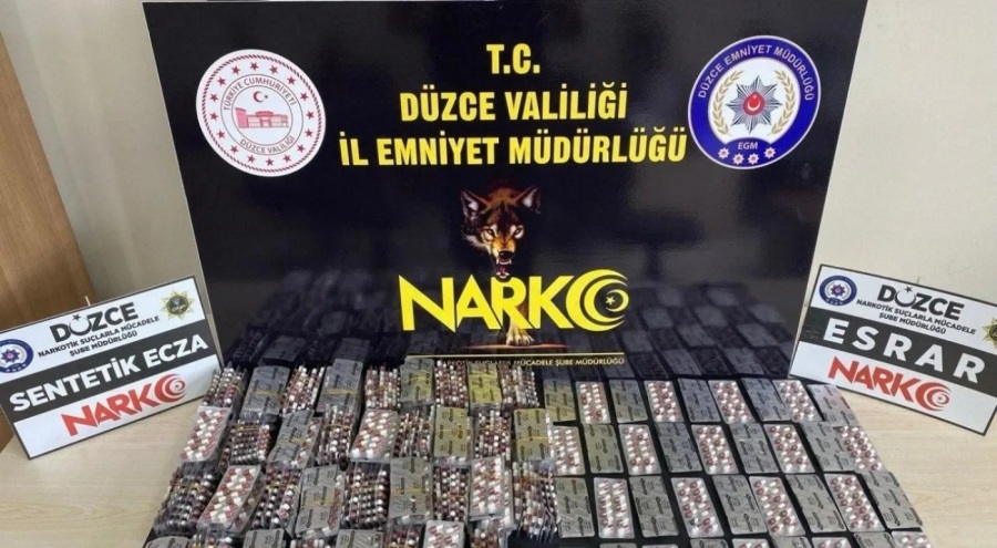 Düzce'de uyuşturucu operasyonunda 5 zanlı tutuklandı