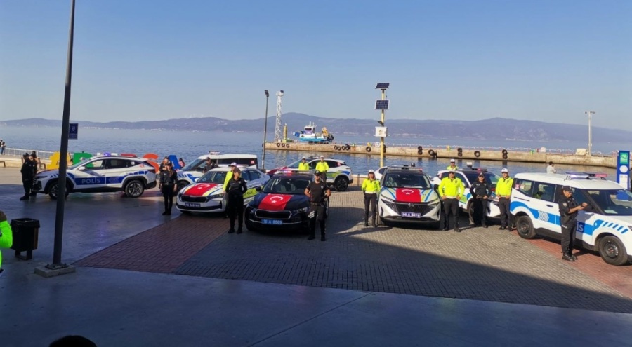 Mudanya İlçe Emniyet Müdürlüğüne 9 yeni araç tahsis edildi