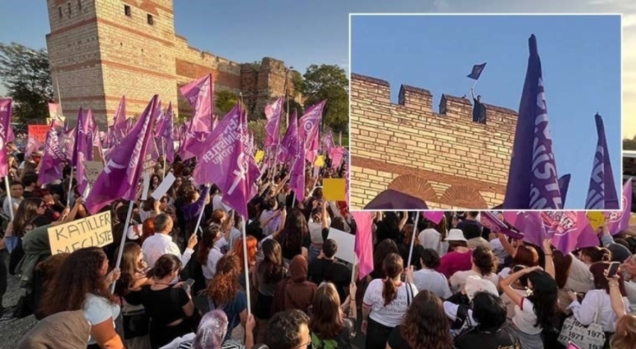 Kadınlar İkbal'in ve öldürüldüğü yerde!