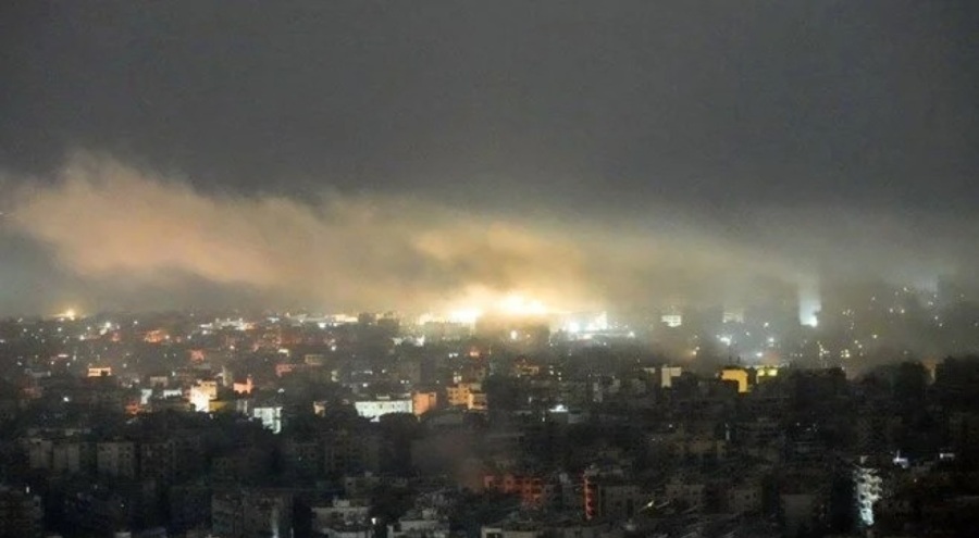 Beyrut bombardıman altında! İsrail Ordusu Beyrut'u vuruyor