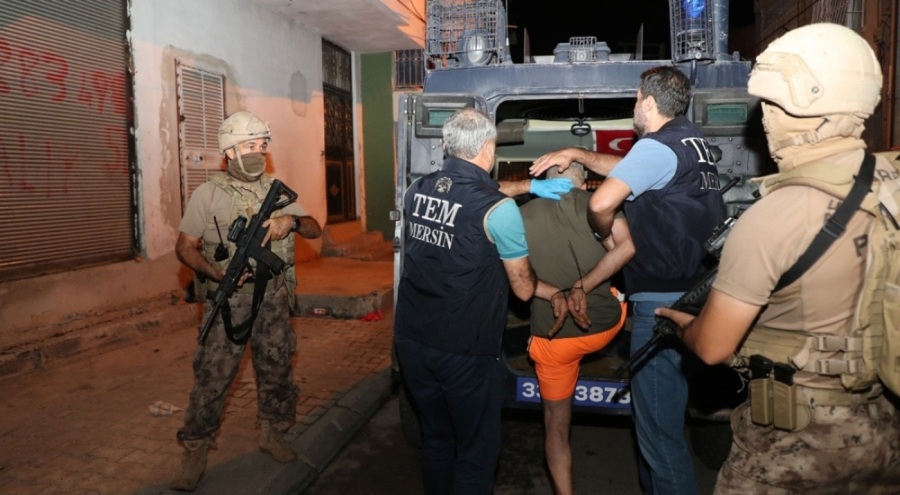 Mersin'de terör örgütü PKK/KCK operasyonu