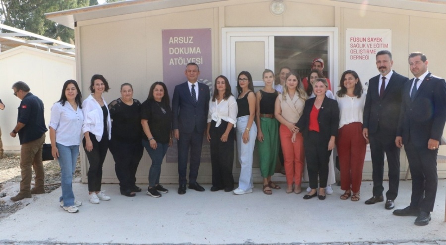 CHP MYK toplantısına deprem kenti Hatay'da başladı