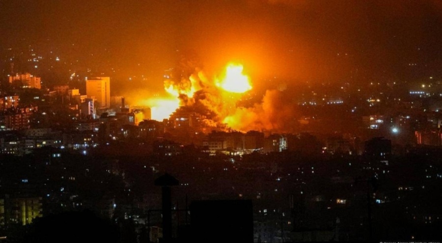 İsrail, Beyrut'ta Hizbullah'a ait istihbarat karargahını hedef aldığını öne sürdü