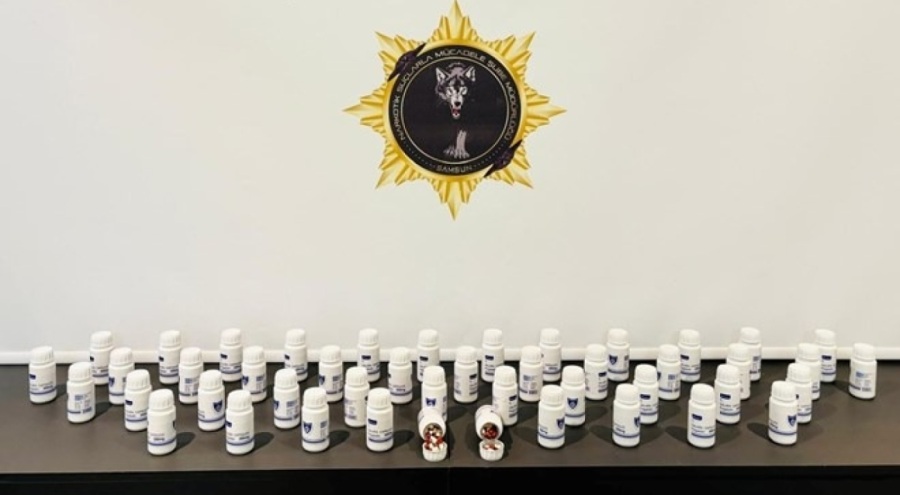 Uyuşturucu operasyonu: 2 bin 576 sentetik ecza hapı ele geçirildi