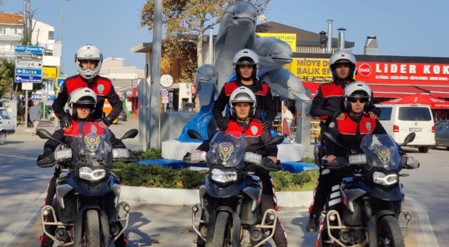 Yunus ekipleri Mudanya'da asayişin sağlanmasında etkin rol alıyor