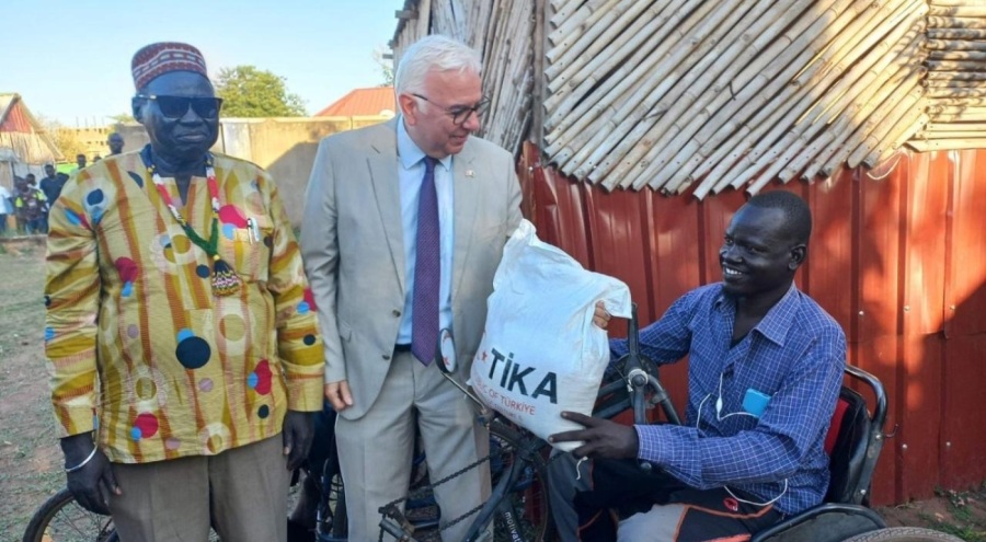 AFAD ve TİKA'dan, Güney Sudan'da 500 aileye gıda yardımında bulundu