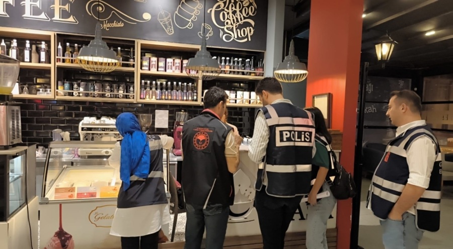 Kafeler bölgesinde geniş çaplı denetim