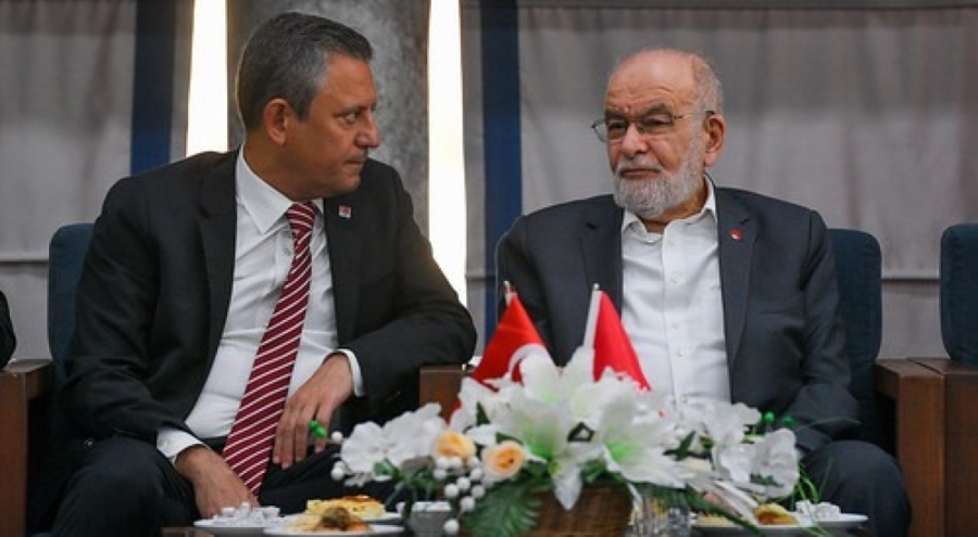 Özel'den Saadet Partisine taziye ziyareti