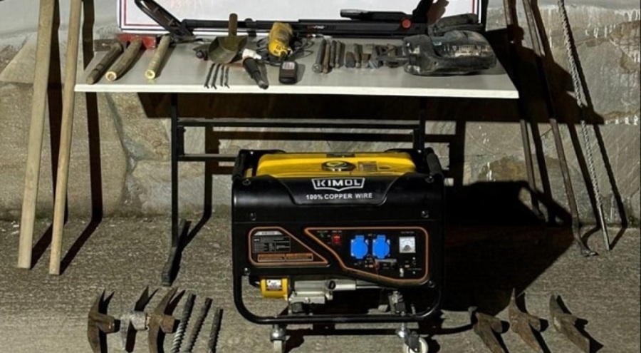 Kaçak kazıya suçüstü