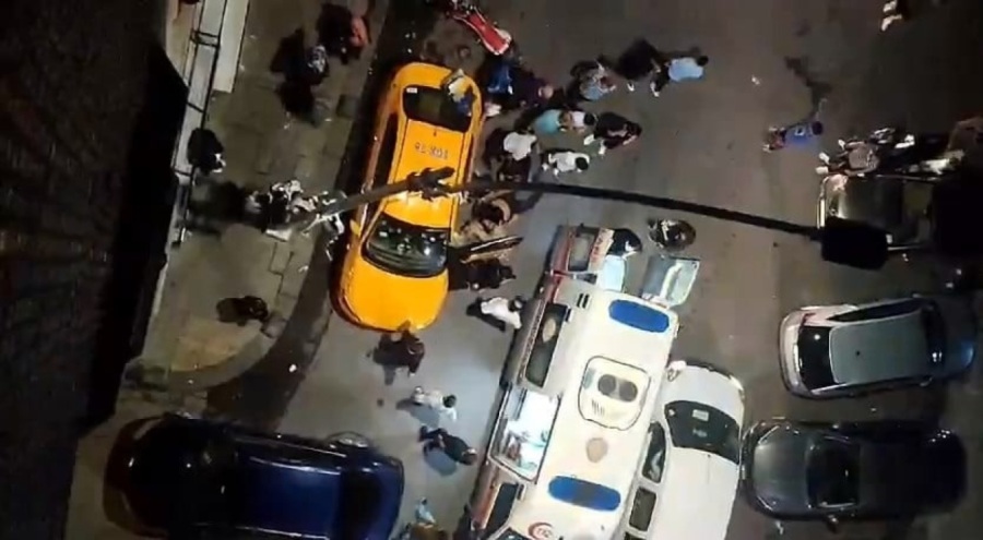 Taksici direksiyon başında kalp krizi geçirdi