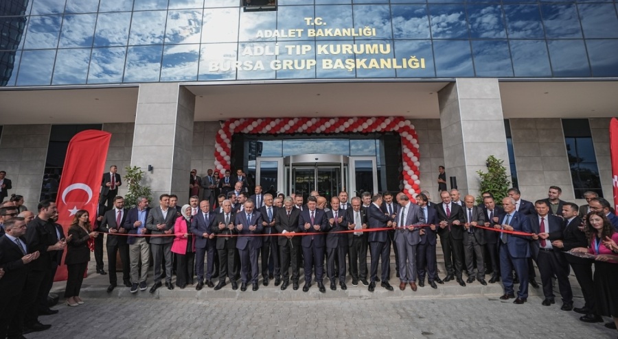 Adalet Bakanı Tunç, Bursa Adli Tıp Grup Başkanlığı Hizmet Binası açılış törenine katıldı