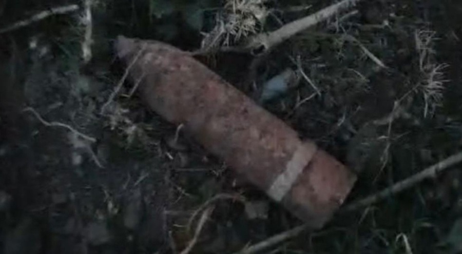 103 yıllık patlamamış top mermisi bulundu!