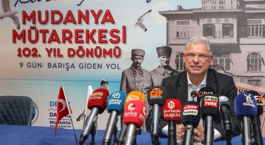 Bursa'da Mudanya'dan tüm Dünya'ya barış çağrısı!