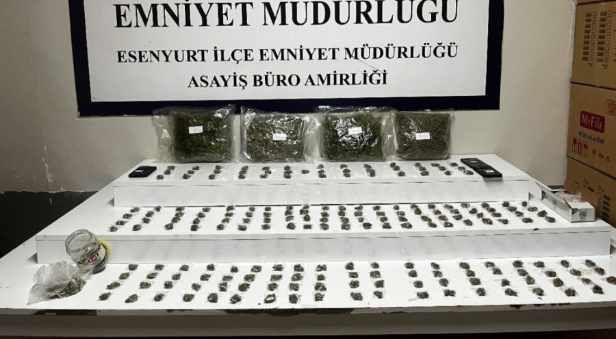 Uyuşturucu baskını! 2 kilogram 461 gram marijuana ele geçirdi
