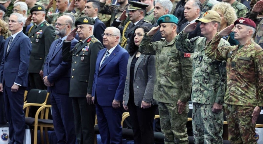 Bakan Yaşar Güler, Kosova Barış Gücü Komutanlığı devir teslim törenine katıldı