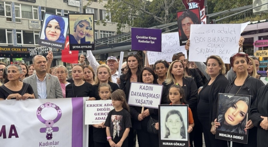 Tekirdağ'da 'kadına şiddet' için protesto!