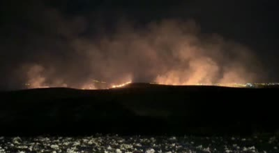 Kezer Çayı bölgesinde yangın çıktı!