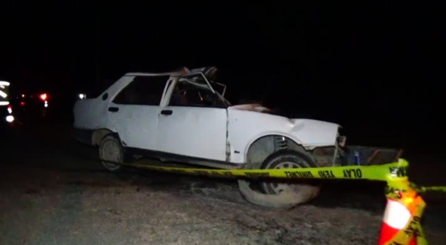 Traktörle otomobil çarpıştı: 1 kişi öldü, 1 kişi de yaralandı