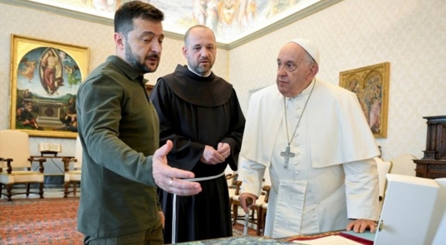 Zelenski, Papa Francis'ten yardım istedi