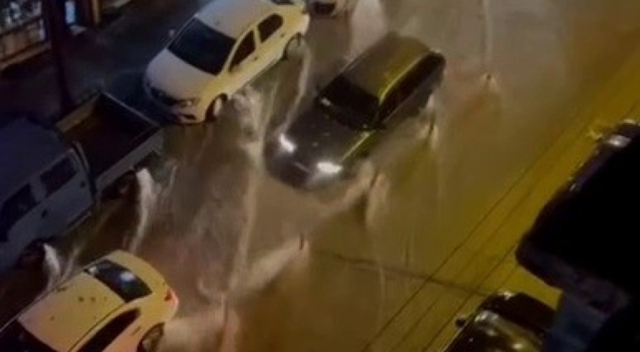 Bursa'da sağanak yağış sonrası 'mini süper hücre' görüldü