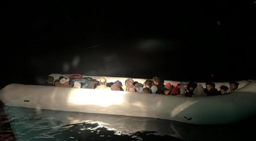 Bodrum açıklarında çok sayıda kaçak göçmen yakalandı