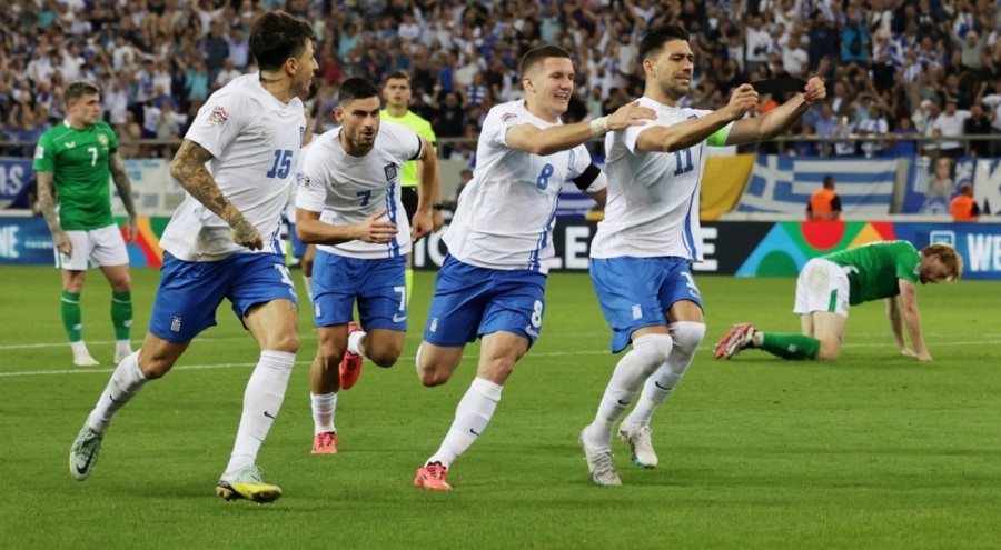Yunanistan konuk ettiği İrlanda Cumhuriyeti'ni 2-0 yendi