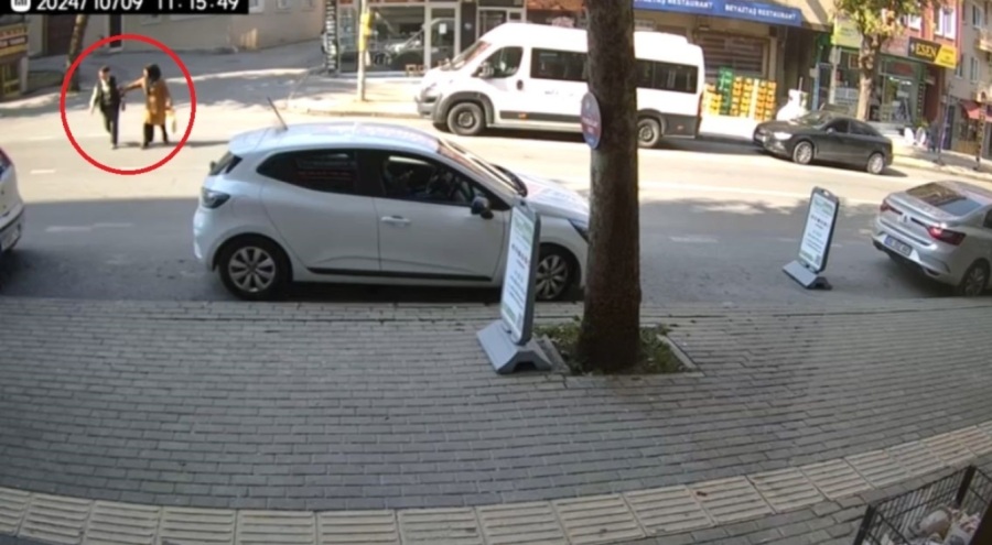 Bursa'da gelin ve kayınpederin karıştığı kaza anları kamerada
