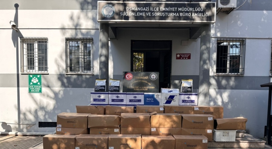 Bursa'da kaçak sigara operasyonu! 2 şüpheli yakalandı
