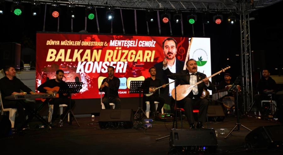 Osmangazi'deki Balkan Rüzgarı Konseri'nde müzik ziyafeti
