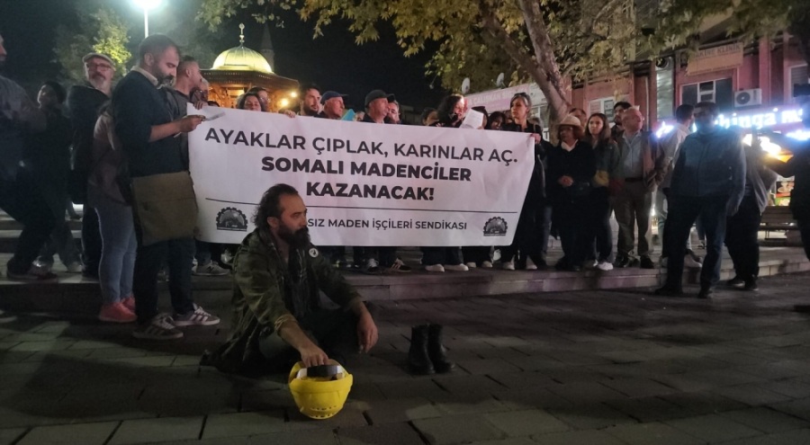Fernas maden işçilerine Bursa'dan destek
