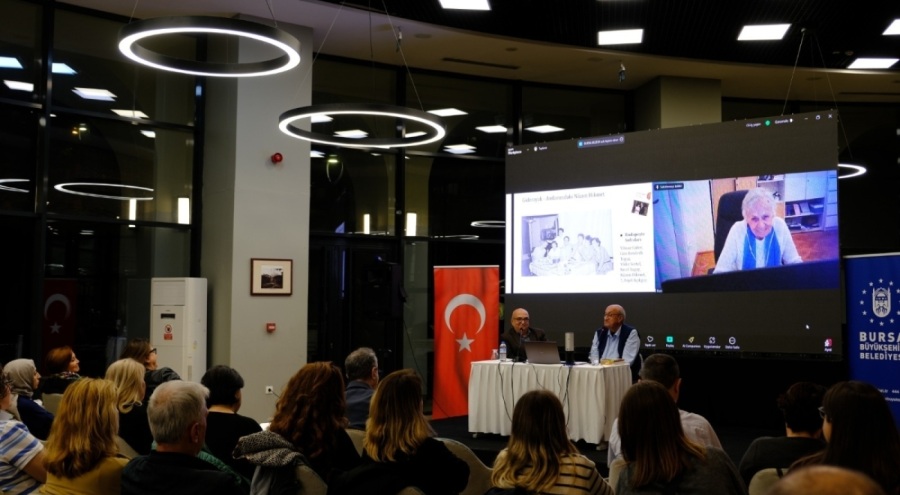 Bursa'da 'Büyük Tanıklık: Gün Benderli Nâzım Hikmet'i Anlatıyor' programı düzenlendi