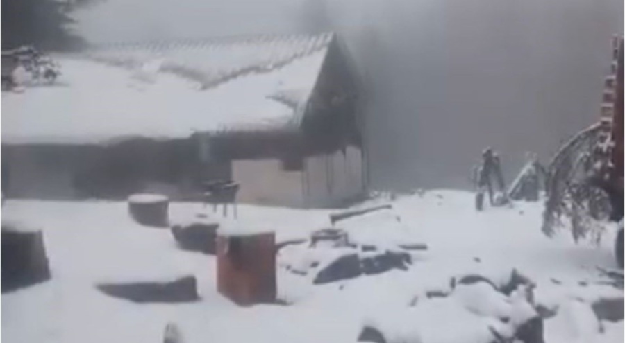 Düzce'de kar kalınlığı 10 santimetreye ulaştı