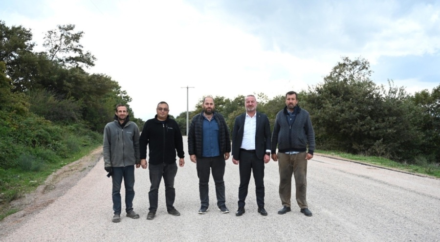 Bursa'da Şahmelek ve Doğla'da yol çalışmaları tamamlandı
