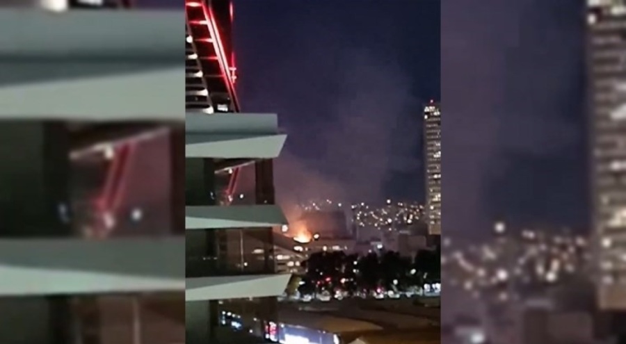 İkiz kulelerde yangın çıktı!