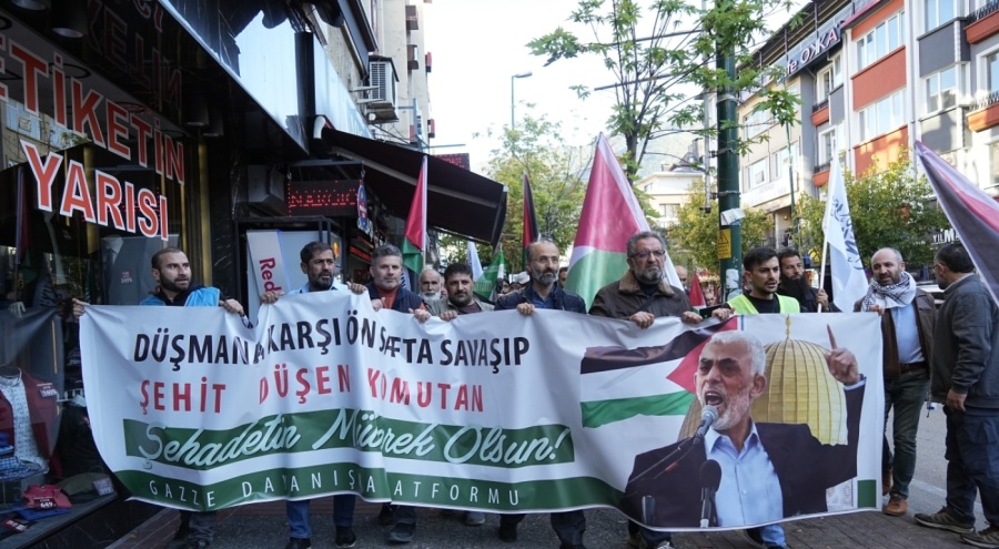 Bursa'da Yahya Sinvar için cenaze namazı kılındı