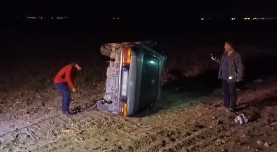 Otomobil şarampole devrildi, sürücü hayatını kaybetti