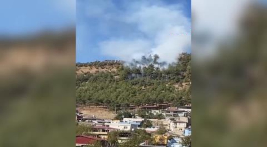 Gaziantep'te örtü yangını çıktı!