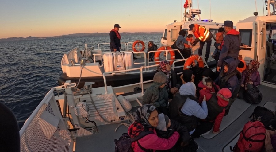 İki ayrı operasyonda 33 düzensiz göçmen yakalandı