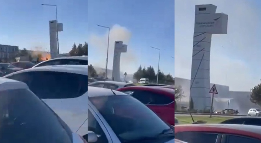 TUSAŞ tesisine terör saldırısı! Olay yerinden ilk fotoğraflar