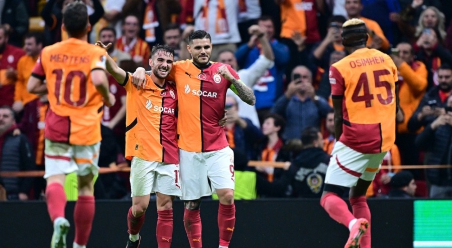 Avrupa Ligi'ndeki gol düellosunu kazanan Galatasaray oldu