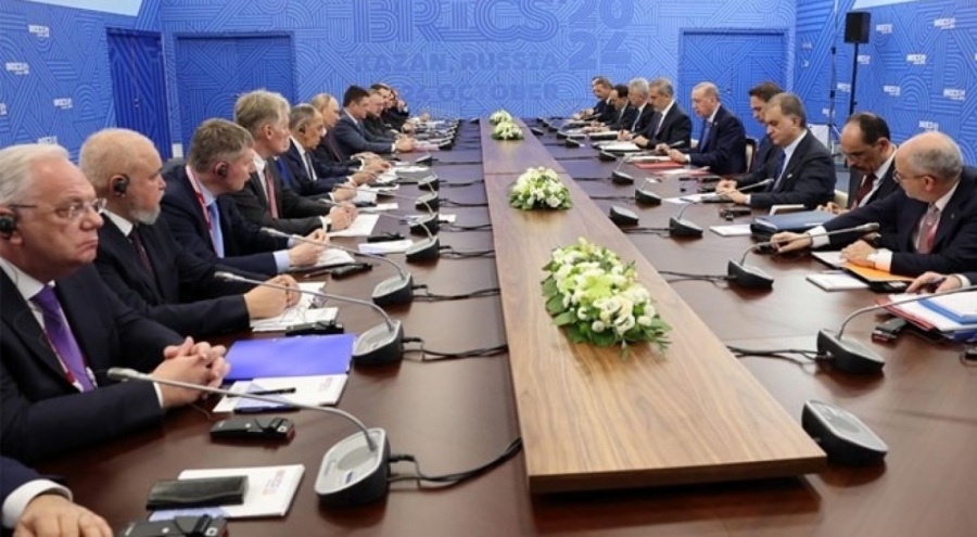 Cumhurbaşkanı Recep Tayyip Erdoğan, Putin ile görüştü