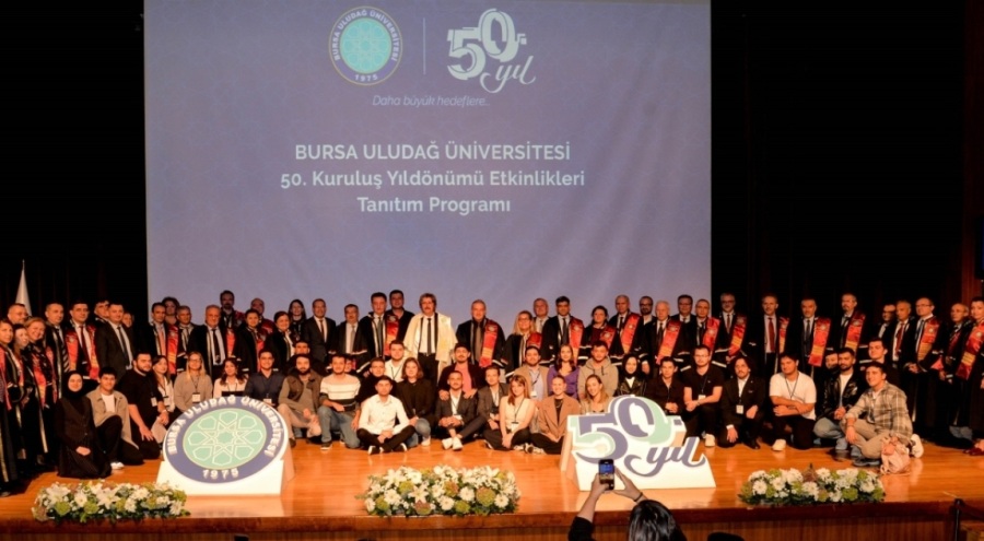 Bursa Uludağ Üniversitesi'nin 50. kuruluş yıldönümü kutlanacak