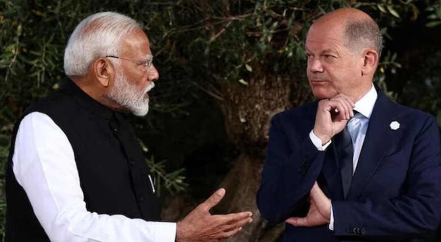Hindistan Başbakanı Modi, Alman mevkidaşı Scholz ile bir araya geldi