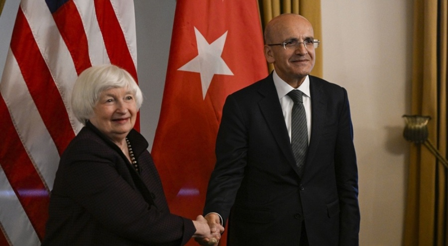 Bakan Mehmet Şimşek ABD'li mevkidaşı Yellen ile görüştü