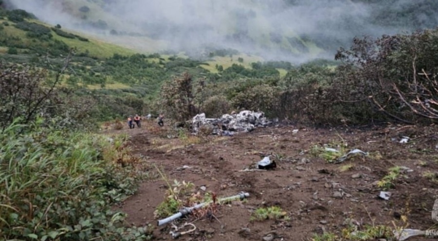 Rusya'da helikopter düştü: 4 kişi hayatını kaybetti